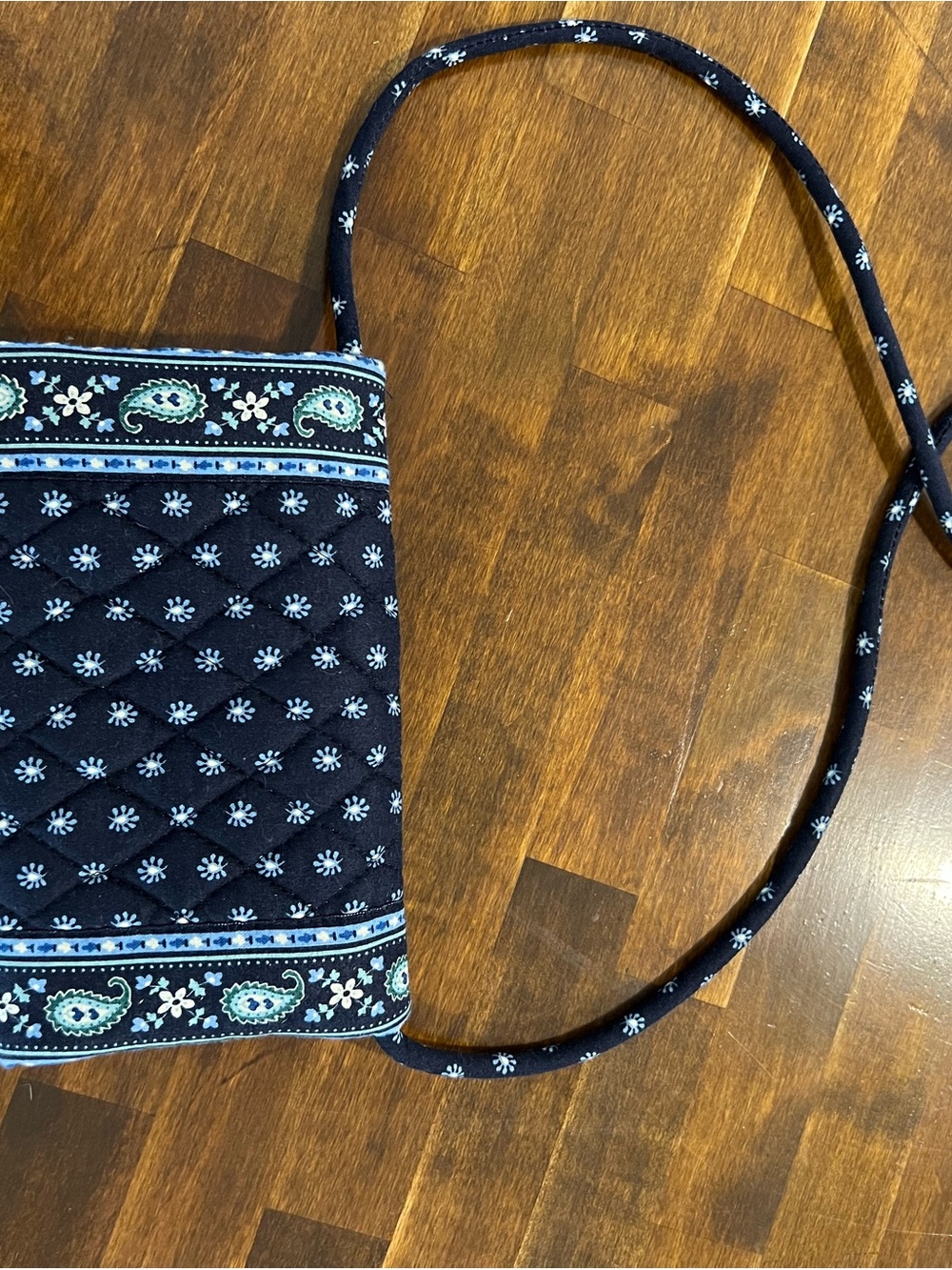 Vera Bradley Vintage Seaport Navy Crossbody Wallet Handbag & Backpack - Picture 7 of 15